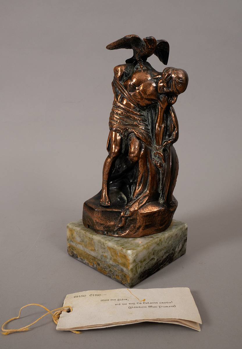 1916-1966 50th Anniversary of The Rising, bronze of 'The Dying Cchulainn' by Oliver Sheppard. at Whyte's Auctions
