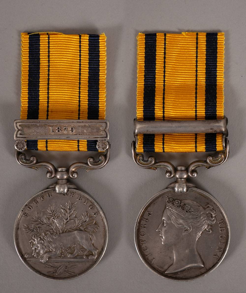 South Africa 'Zulu' or 'Kaffir' Wars medal, 1877-1878 with 1879 bar to a soldier in the 94th Regiment (later part of the Connaught Rangers). at Whyte's Auctions