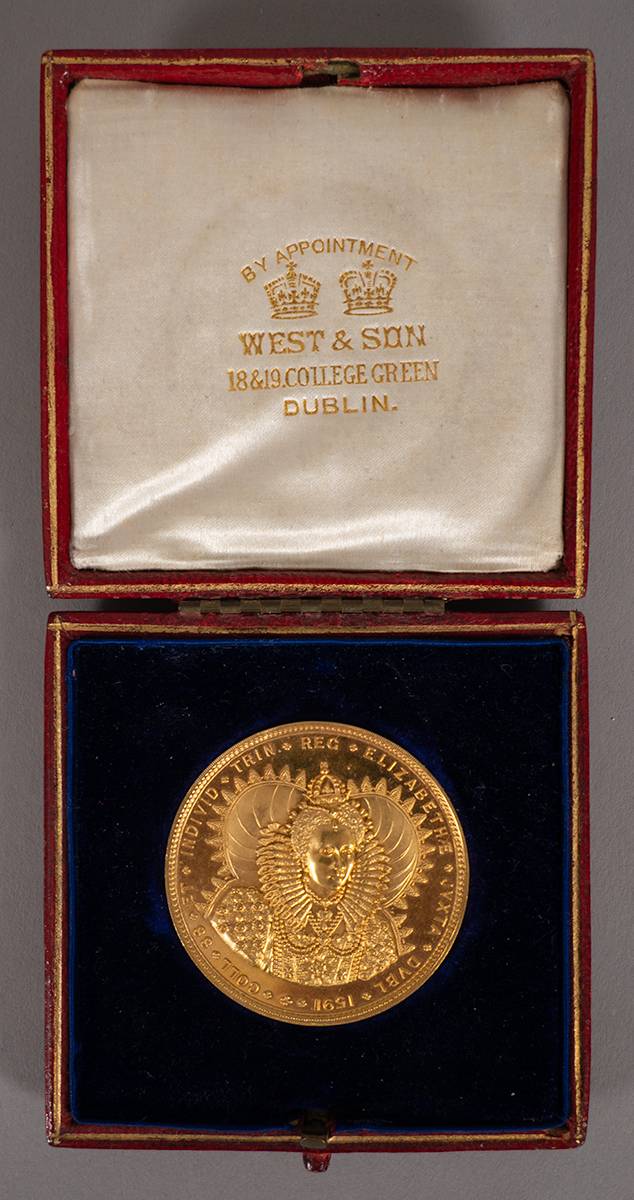 1900 Trinity College Dublin gold medal. at Whyte's Auctions