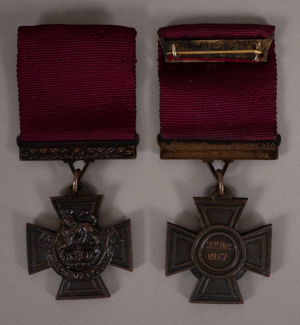1917 (20 November) Victoria Cross, official copy to Major John Sherwood Kelly CMG DSO, First Battalion, Royal Inniskilling Fusiliers. at Whyte's Auctions