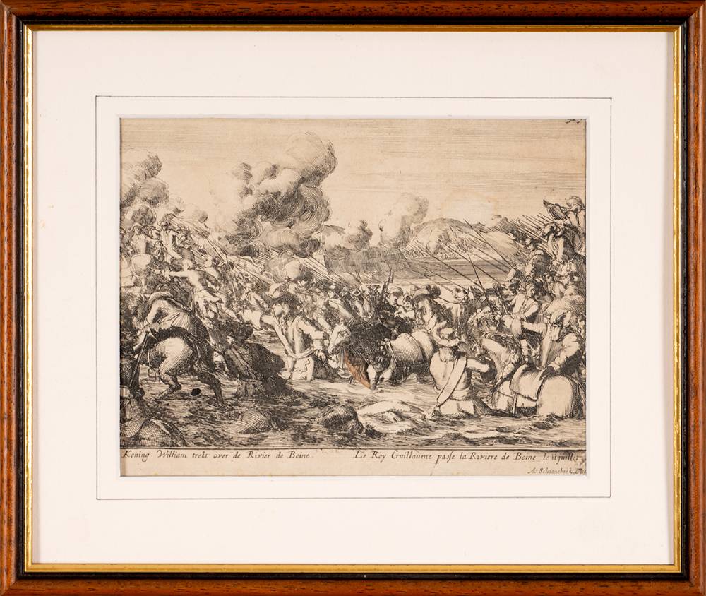 1690. Battle of the Boyne engravings by A. Schoonebeck (1657-1705). at Whyte's Auctions