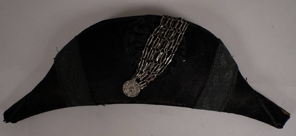 19th century court dress bicorn hat made by Joseph Conan, Dublin. at Whyte's Auctions
