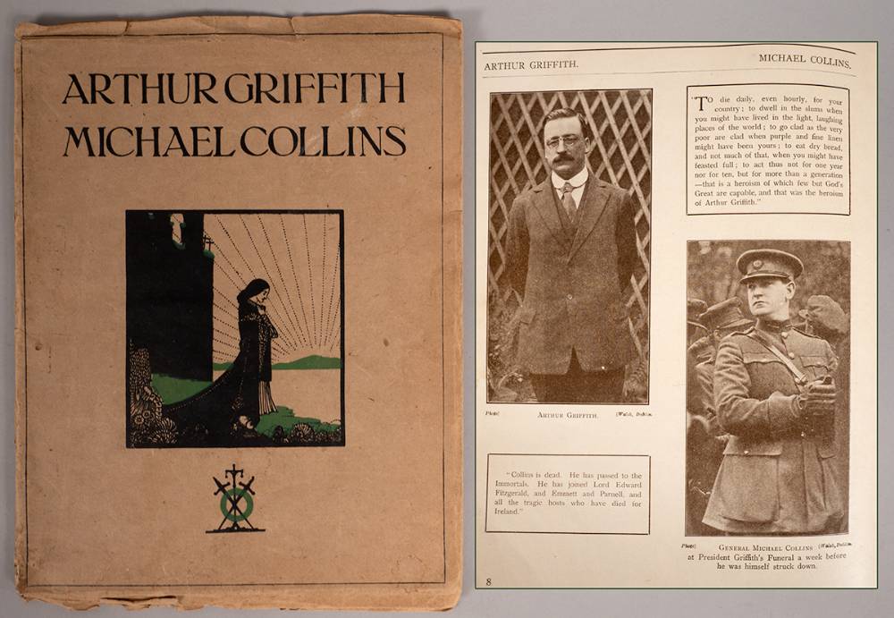 1922. Arthur Griffith Michael Collins pictorial booklet. at Whyte's Auctions