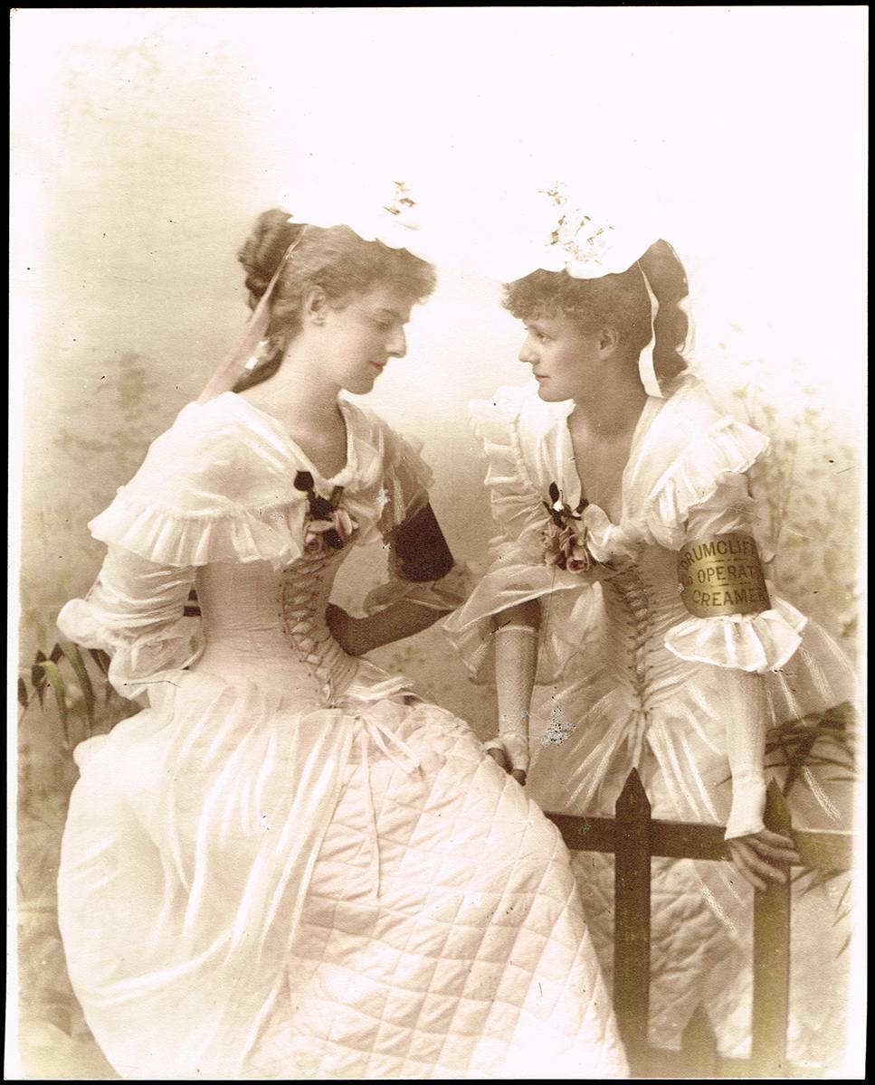 Circa 1890 photograph of Eva and Contance Gore-Booth (Countess Markievicz). at Whyte's Auctions