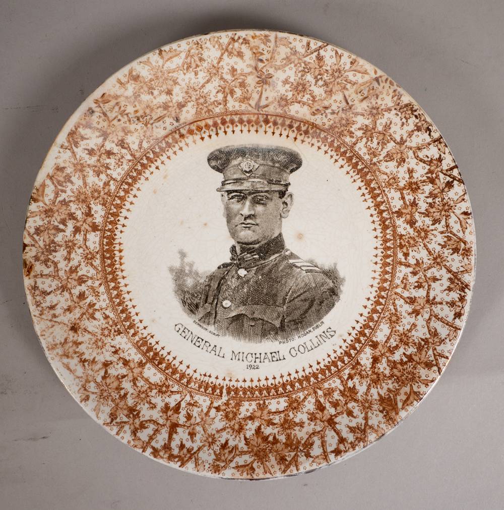 1922 Michael Collins commemorative plate. at Whyte's Auctions