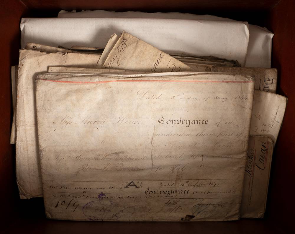 18th to 19th Century collection of documents including deeds, indentures, wills etc. from Counties Cavan and Louth. (33) at Whyte's Auctions