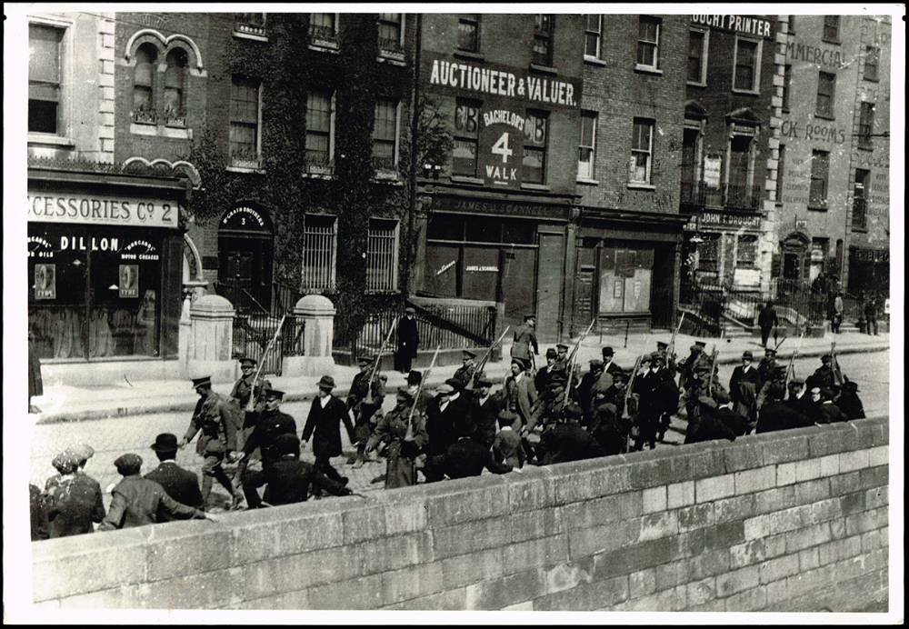 1916-1933 group of photographs including 1916 Rising prisoners, 1933 Blueshirts attempt to parade etc. (4) at Whyte's Auctions