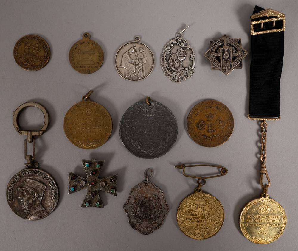 19th/20th century small collection of medals including UK royalty. (14) at Whyte's Auctions