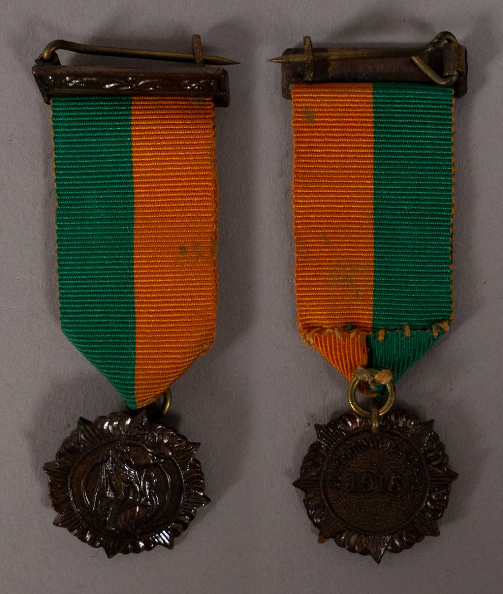 1916 Rising Service Medal - a rare miniature. at Whyte's Auctions