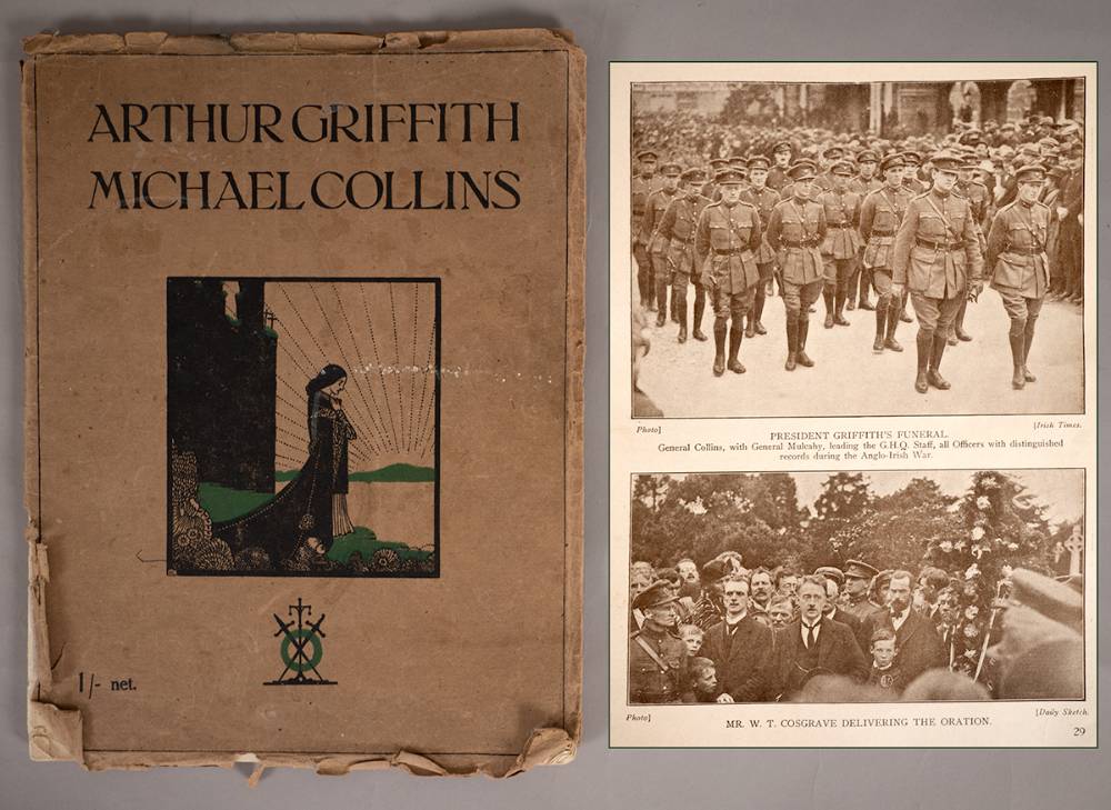 1922 Arthur Griffith and Michael Collins memorial booklet.<br> at Whyte's Auctions