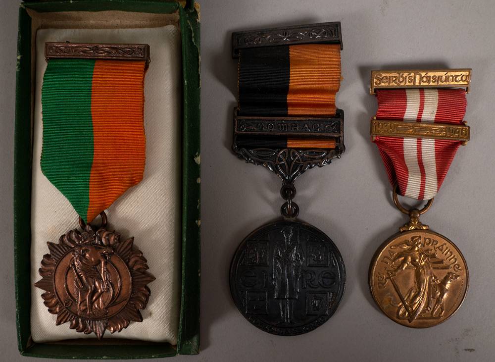 1916 - 1946 important group of medals, armbands and documents at Whyte's Auctions