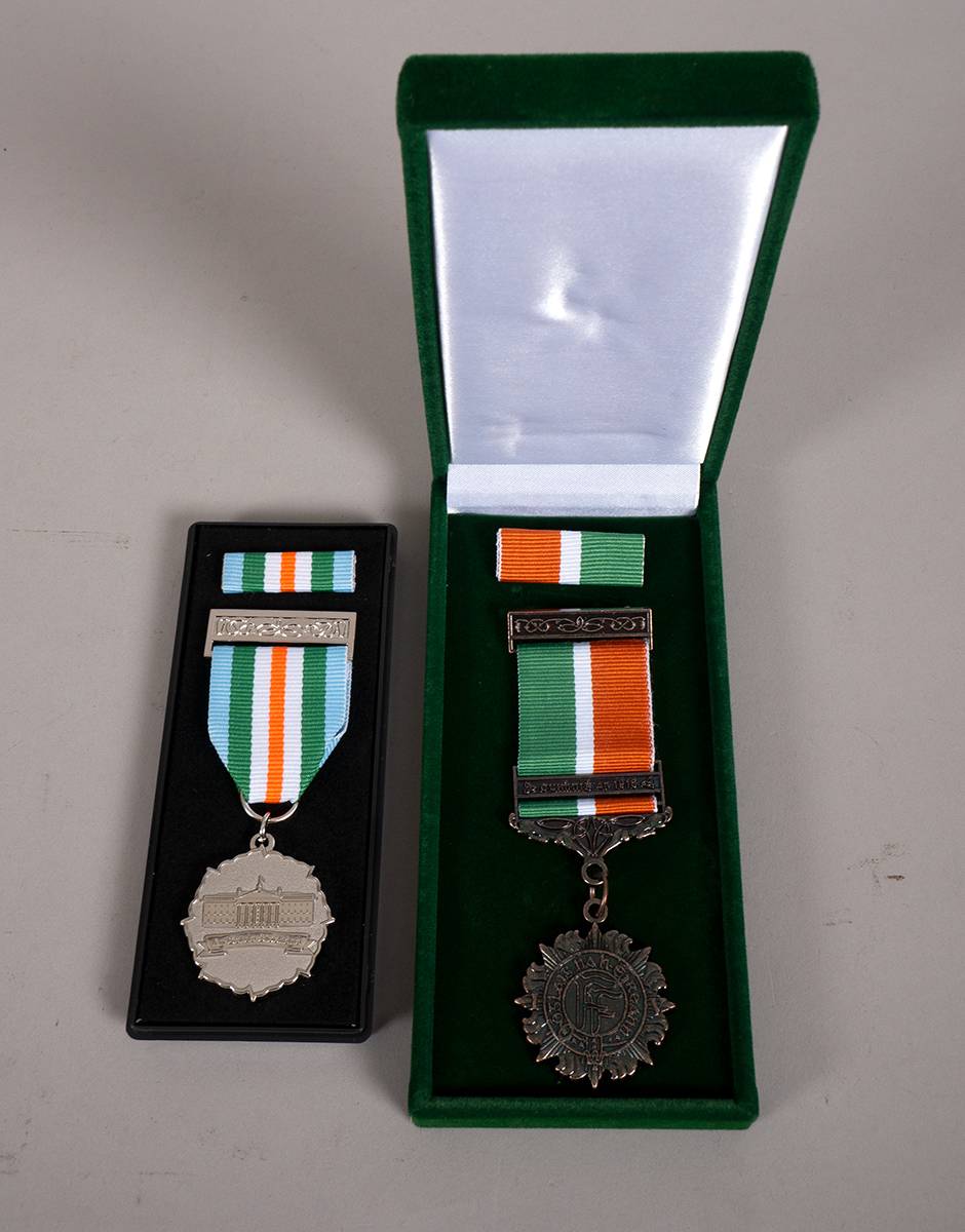 1916-2016. Rising Centenary Medals issued in 2016 to Defence Forces and Garda Sochna. at Whyte's Auctions
