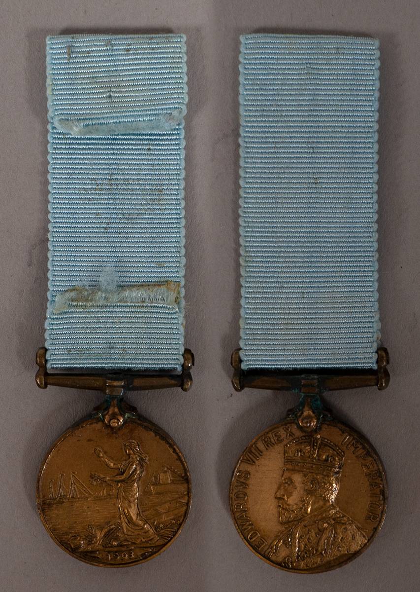 1916 Royal Irish Constabulary Member who participated in The Battle of Ashbourne - his 1903 Royal Visit Medal. at Whyte's Auctions