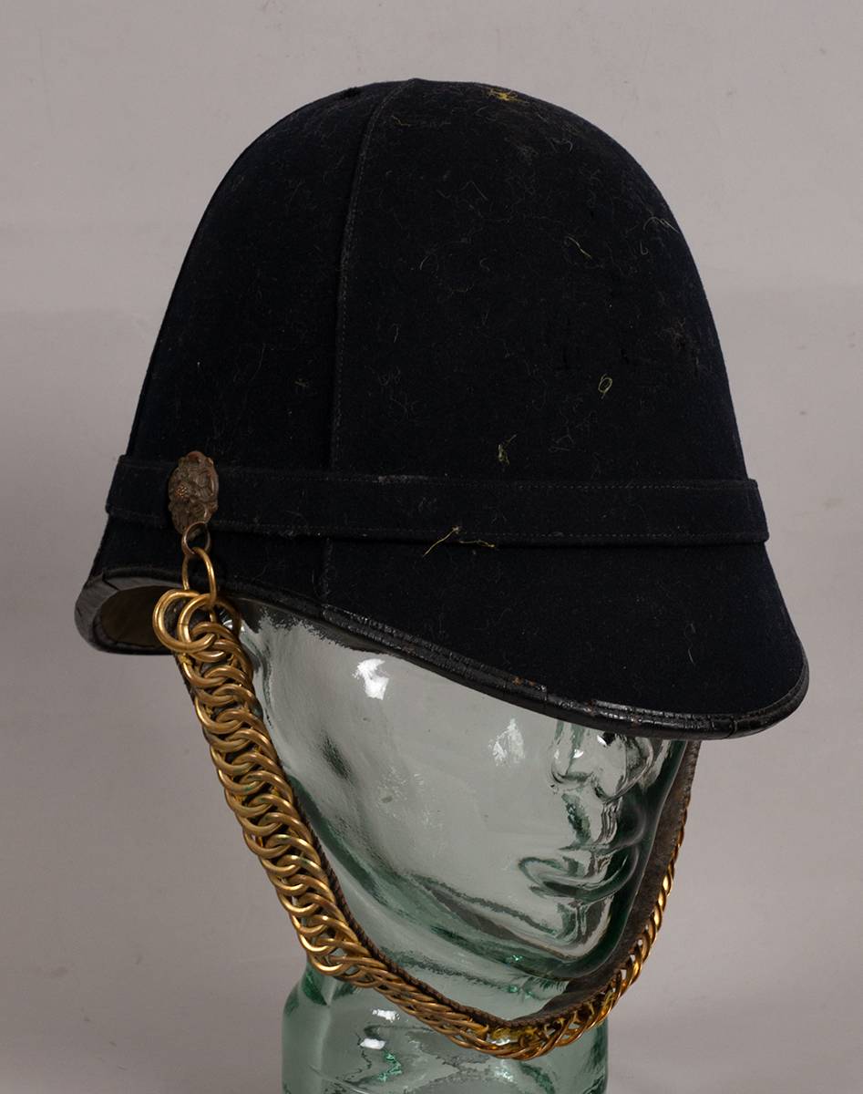 1914 Bluecloth helmet in its original wooden box. at Whyte's Auctions