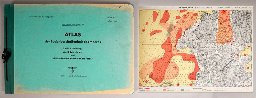 1939-1945 German U-Boat Atlas, Volumes 5 and 6 including West Coast of Ireland at Whyte's Auctions