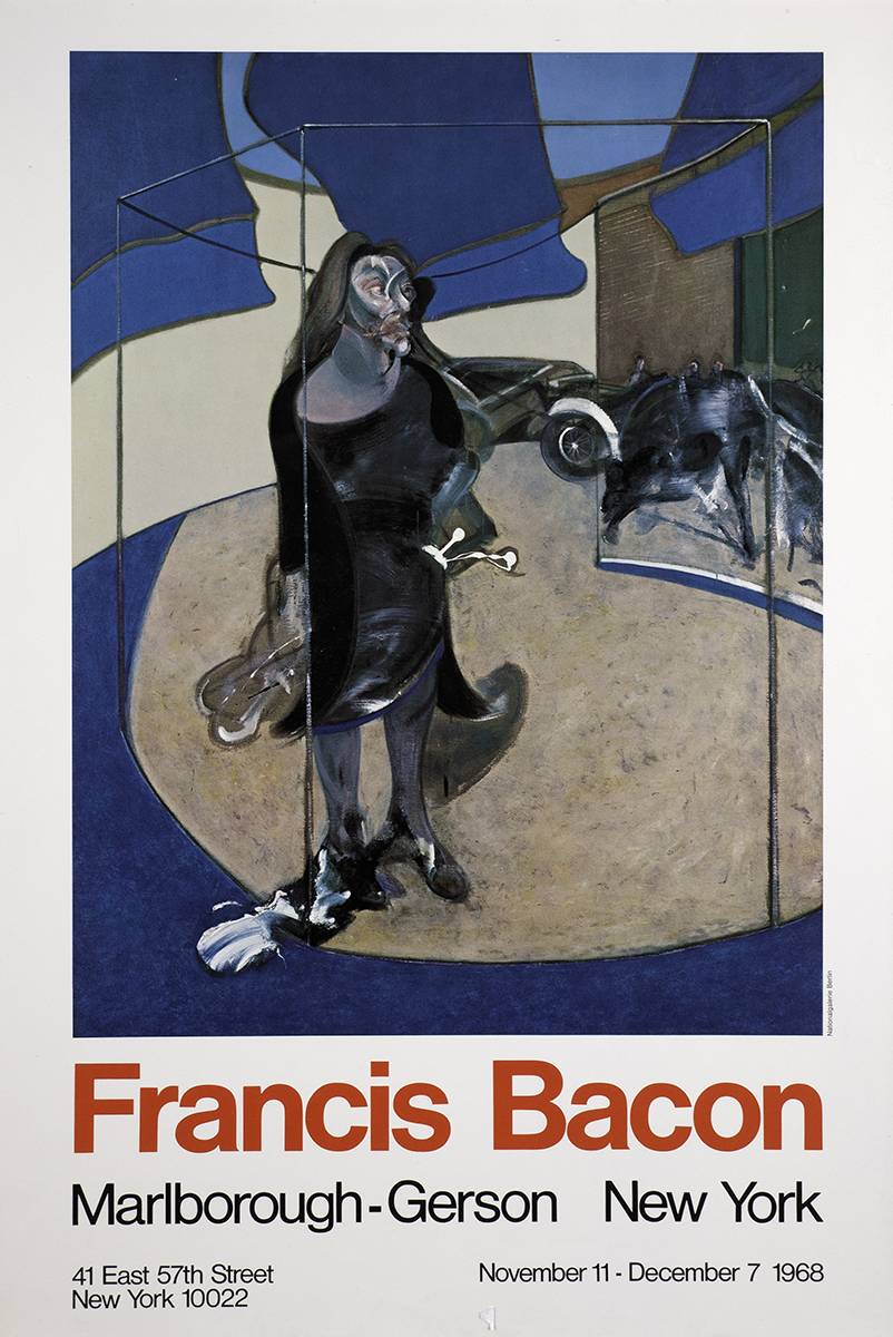 1968 Francis Bacon, poster for Marlborough-Gerson exhibition, New York.<br> at Whyte's Auctions