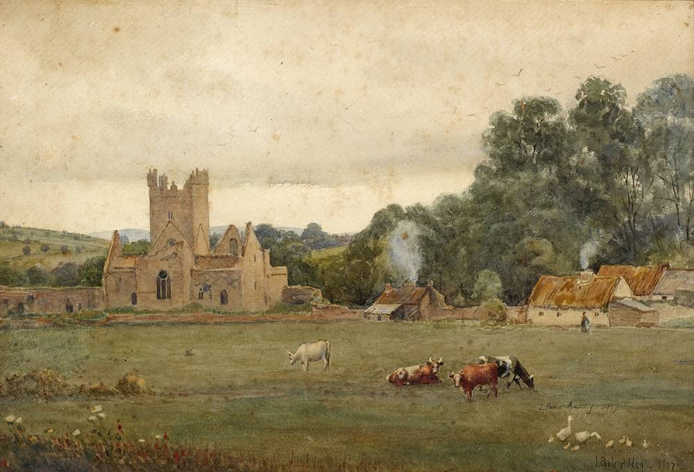 JERPOINT ABBEY, 1907 by Joseph Poole Addey sold for �320 at Whyte's Auctions