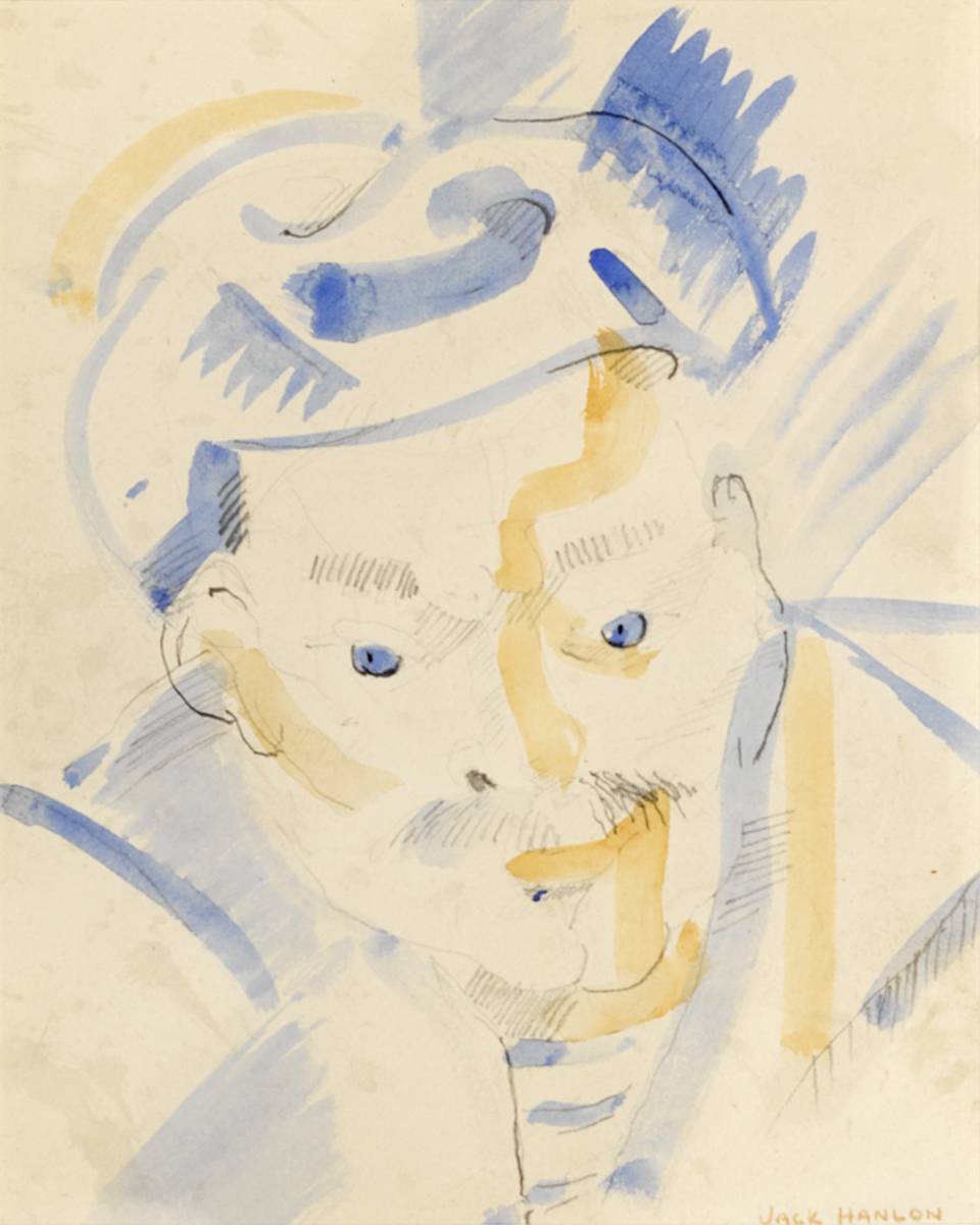 PORTRAIT OF A MAN by Father Jack P. Hanlon (1913-1968) at Whyte's Auctions