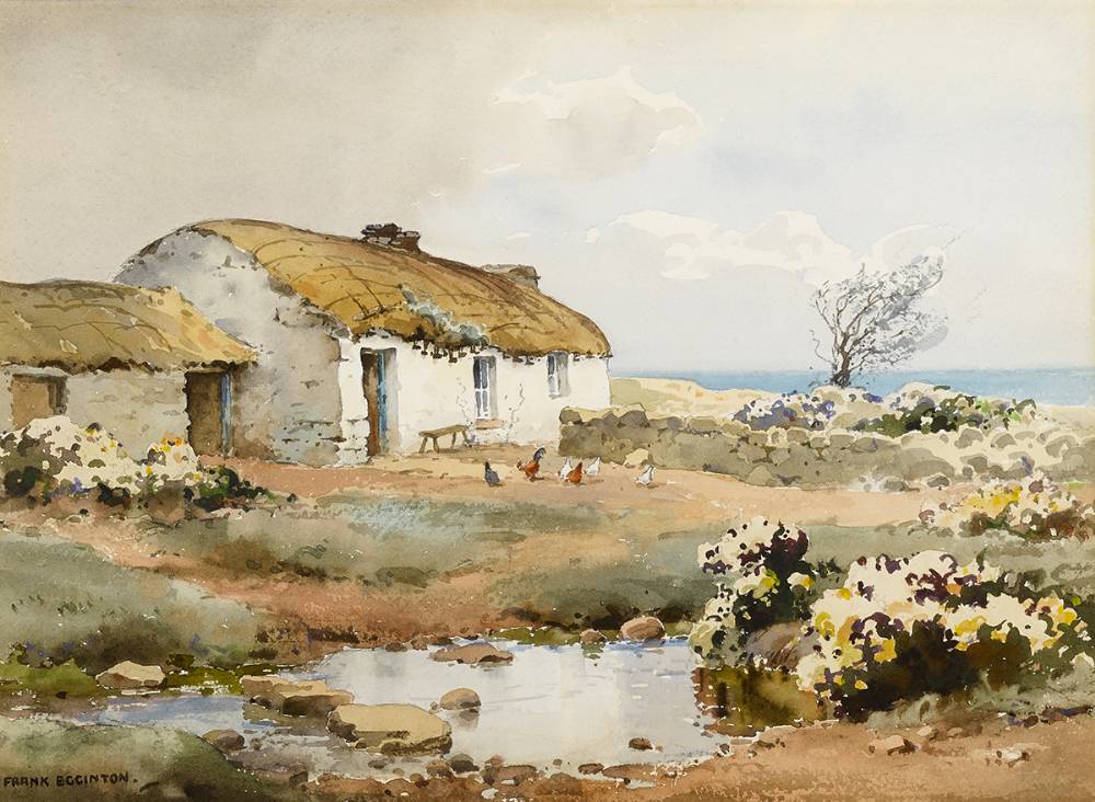 NEAR DUNFANAGHY, COUNTY DONEGAL by Frank Egginton sold for 750 at Whyte's Auctions