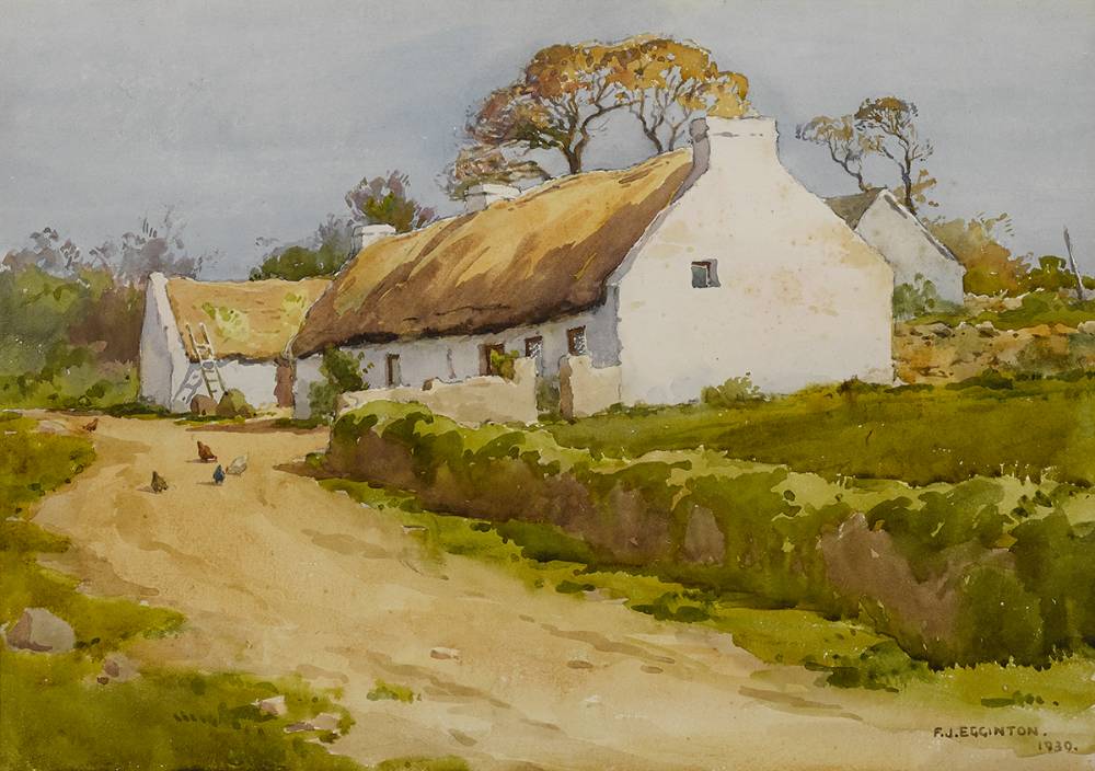 NEAR RATHMULLAN, COUNTY DONEGAL, 1930 by Frank Egginton sold for 750 at Whyte's Auctions