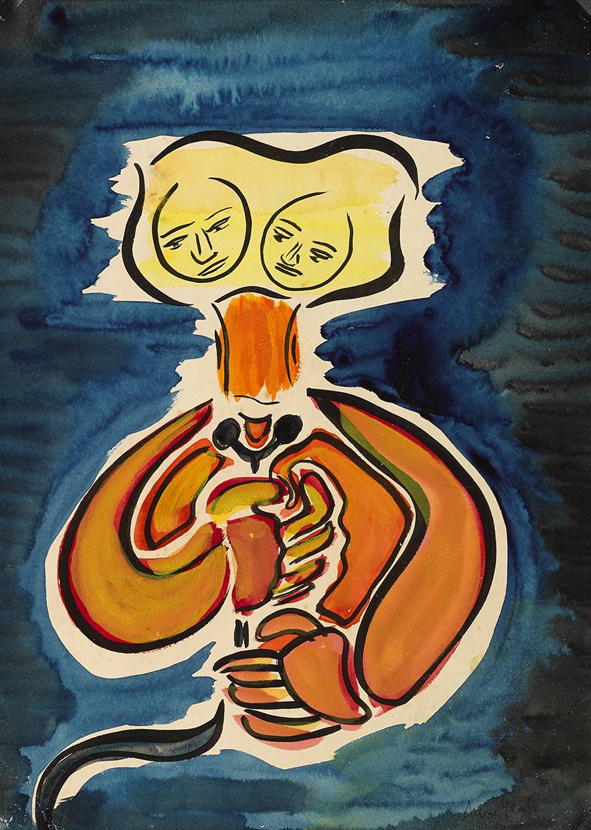 THE TWO-HEADED WOMAN by Anne Yeats (1919-2001) at Whyte's Auctions