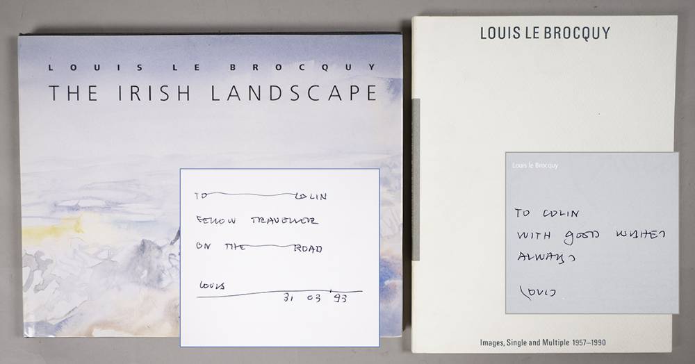 Louis le Brocquy, signed catalogues - The Irish Landscape and Images, 1992, Single and Multiple 1957-1990 at Whyte's Auctions