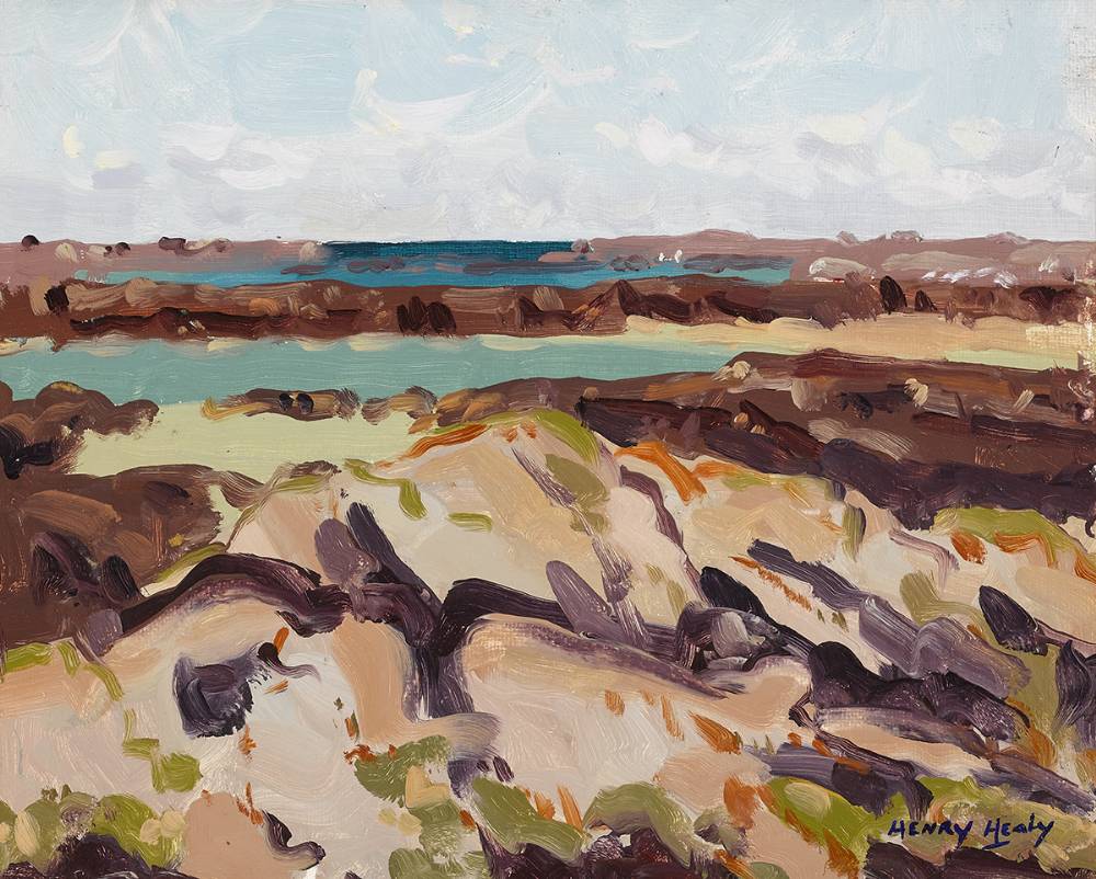 COASTAL SCENE, WEST OF IRELAND by Henry Healy RHA (1909-1982) at Whyte's Auctions