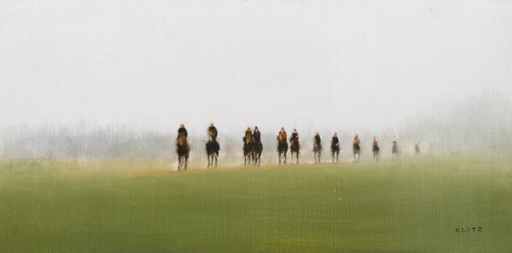 EARLY MORNING ON THE DOWN, c.1981 by Anthony Robert Klitz sold for 850 at Whyte's Auctions