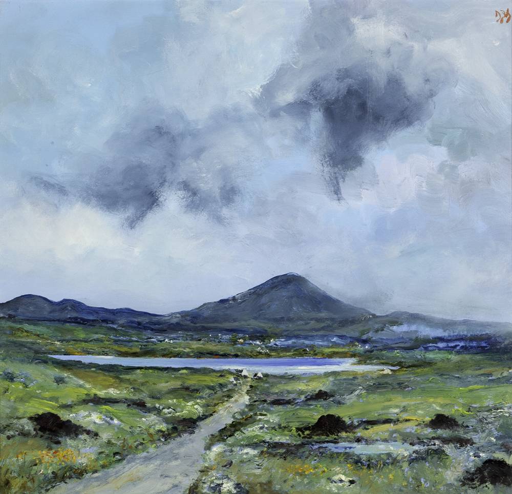 PASSING SHOWERS, DONEGAL by David Gordon Hughes sold for �440 at Whyte's Auctions