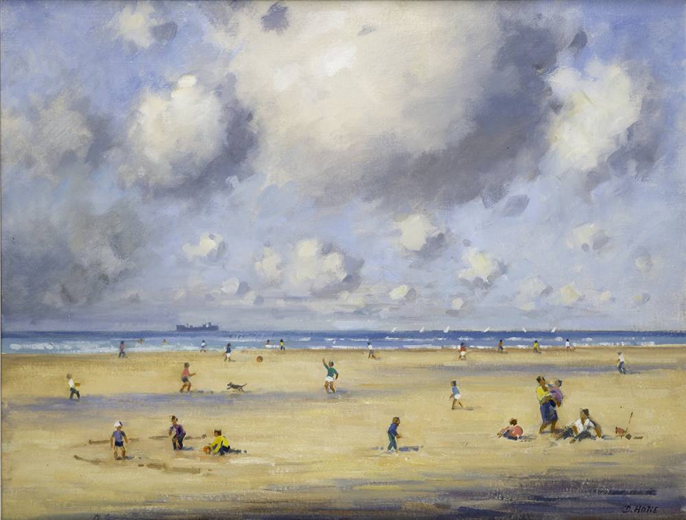 SUMMER, MERRION STRAND, DUBLIN by David Hone PPRHA (1928-2023) at Whyte's Auctions