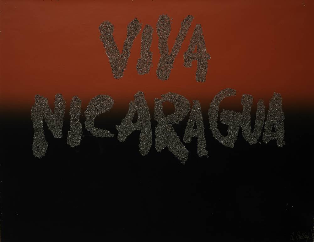 VIVA NICARAGUA, 1987 by Robert Ballagh (b.1943) at Whyte's Auctions