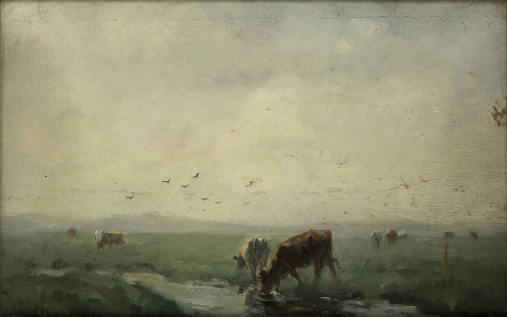 CATTLE IN PASTURE by Edward Chappel (Belgian-British, 1859-1946) at Whyte's Auctions