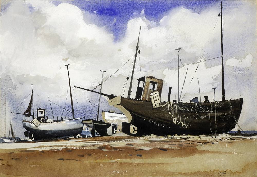 HIGH AND DRY by Kenneth Webb RWA FRSA RUA (b.1927) at Whyte's Auctions