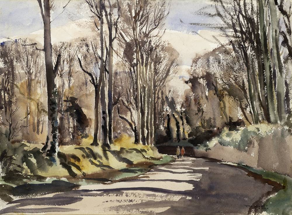 FOREST WALK by Tom Nisbet RHA (1909-2001) at Whyte's Auctions