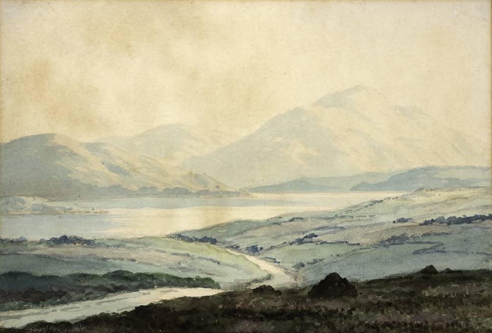 ON THE ROAD TO CLIFDEN, CONNEMARA by Douglas Alexander (1871-1945) at Whyte's Auctions