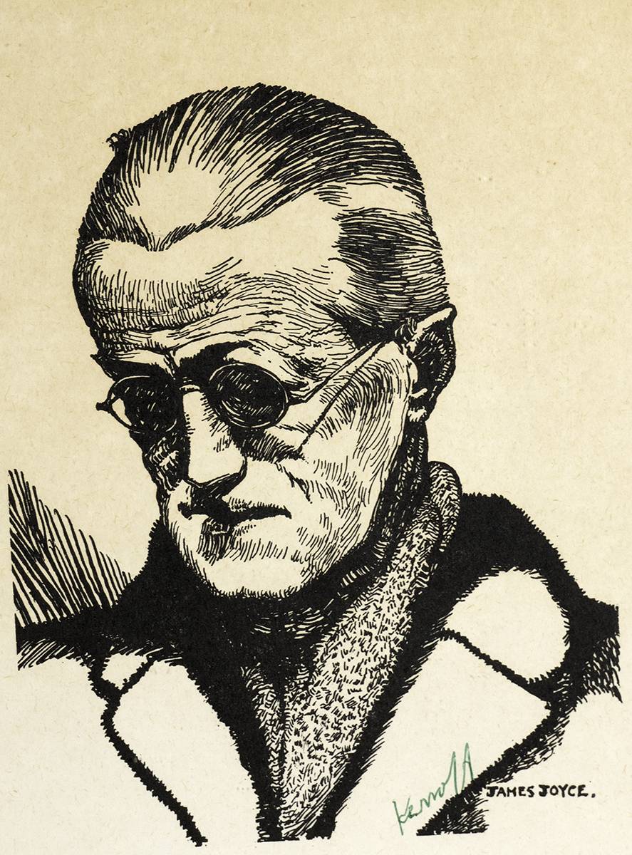 JAMES JOYCE by Harry Kernoff RHA (1900-1974) at Whyte's Auctions