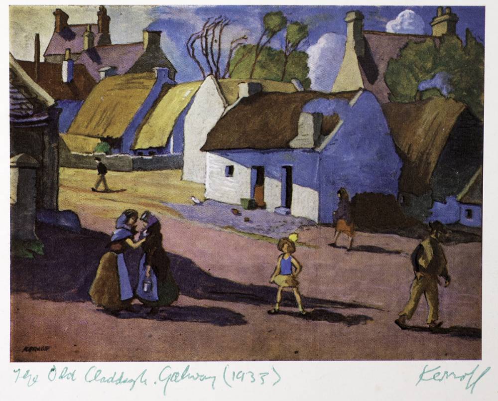 THE OLD CLADDAGH, GALWAY, 1933 by Harry Kernoff RHA (1900-1974) at Whyte's Auctions
