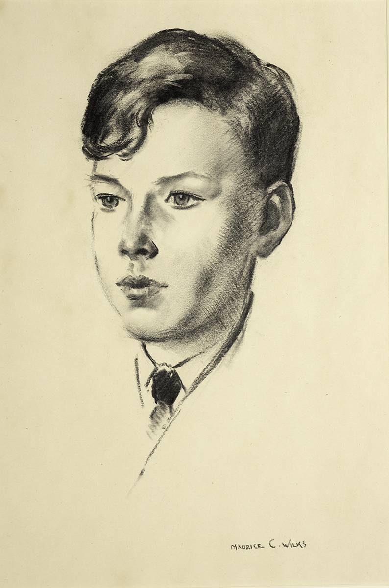 PORTRAIT OF A BOY, 1962 by Maurice Canning Wilks RUA ARHA (1910-1984) at Whyte's Auctions