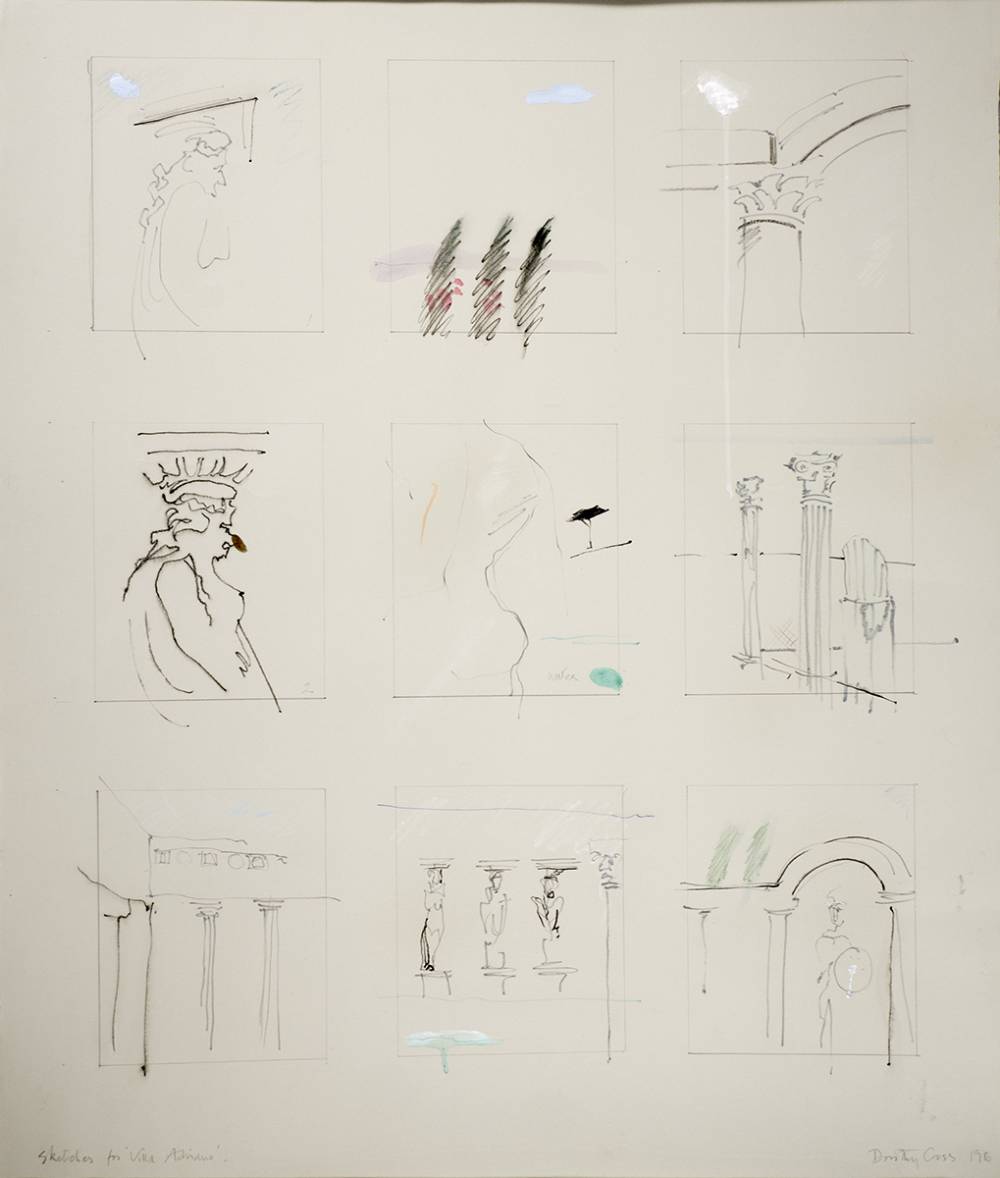SKETCHES FROM VILLA ADRIANA, ROME, 1980 by Dorothy Cross (b.1956) at Whyte's Auctions