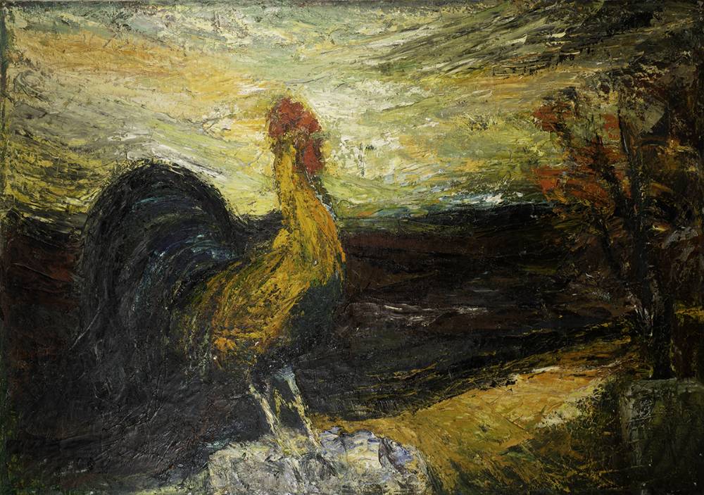 THE NEW DAY by Seán Fingleton sold for €1,250 at Whyte's Auctions