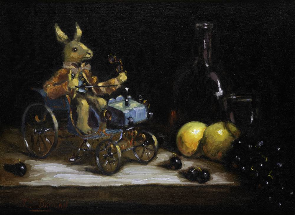 ANTIQUE TOY AND STILL LIFE by James S. Brohan (b.1952) at Whyte's Auctions