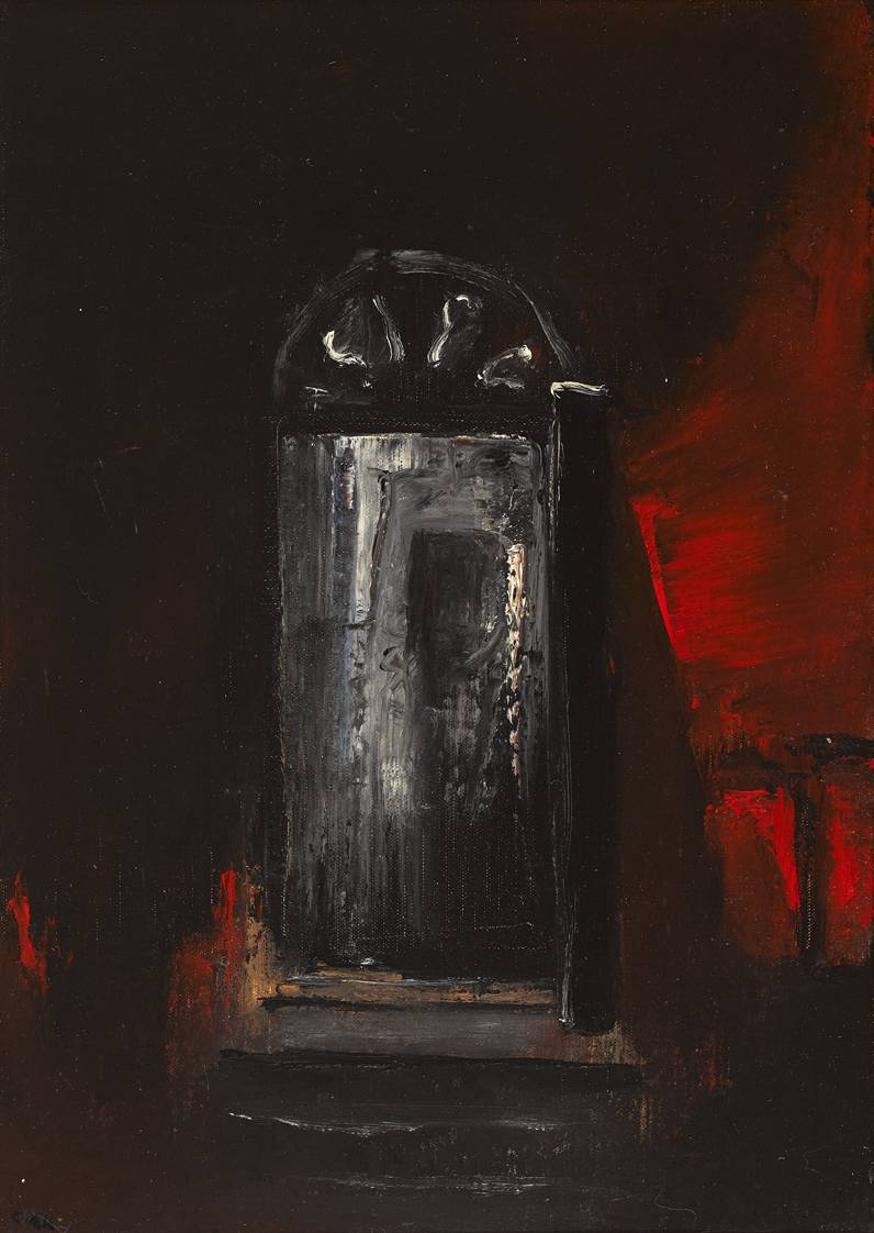 GEORGIAN DOORWAY by Charles Brady HRHA (1926-1997) at Whyte's Auctions