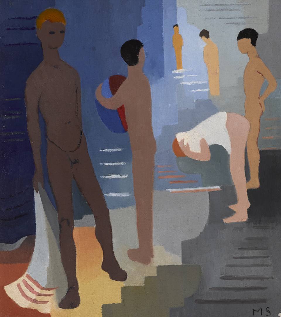 THE BATHERS by Margaret Stokes sold for 2,200 at Whyte's Auctions