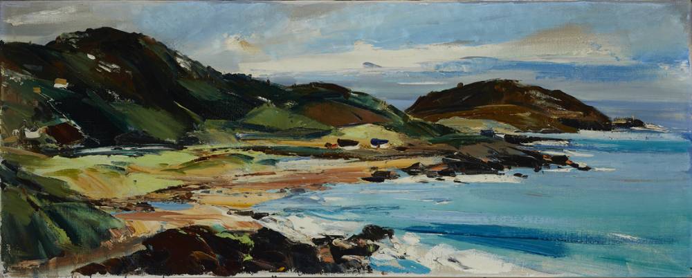 MELMORE HEAD, COUNTY DONEGAL by Kenneth Webb RWA FRSA RUA (b.1927) at Whyte's Auctions