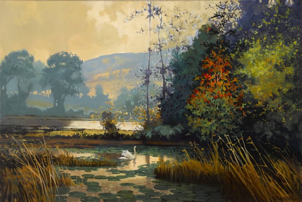 AT THE END OF THE DAY, LOWER LAKE, KILLARNEY, COUNTY KERRY by John Francis Skelton sold for �1,500 at Whyte's Auctions