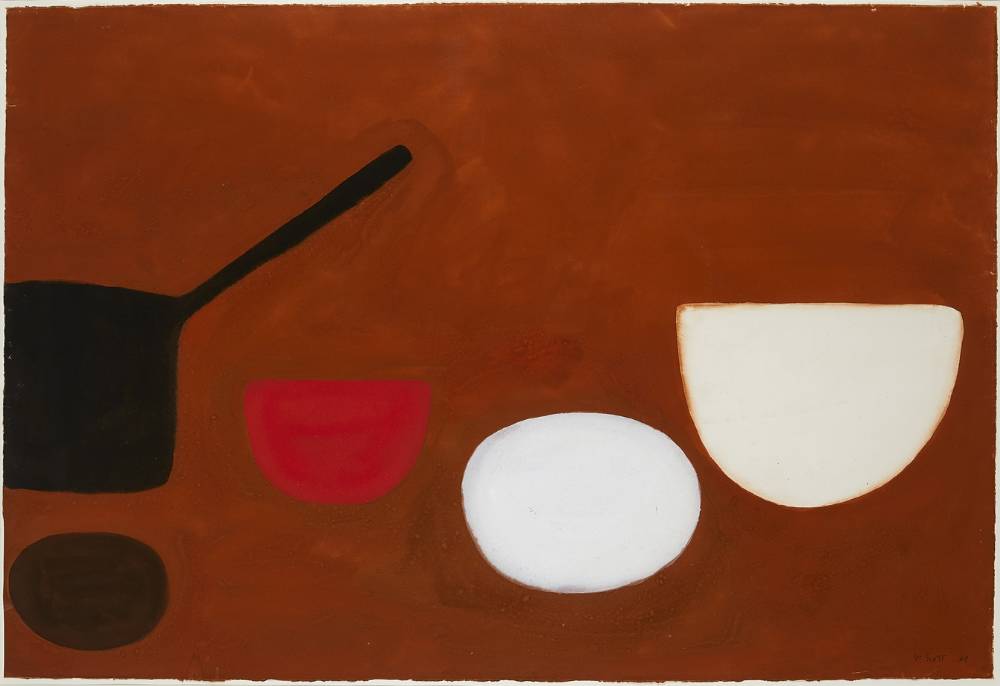 CHINESE ORANGE III, 1969 by William Scott sold for €110,000 at Whyte's Auctions