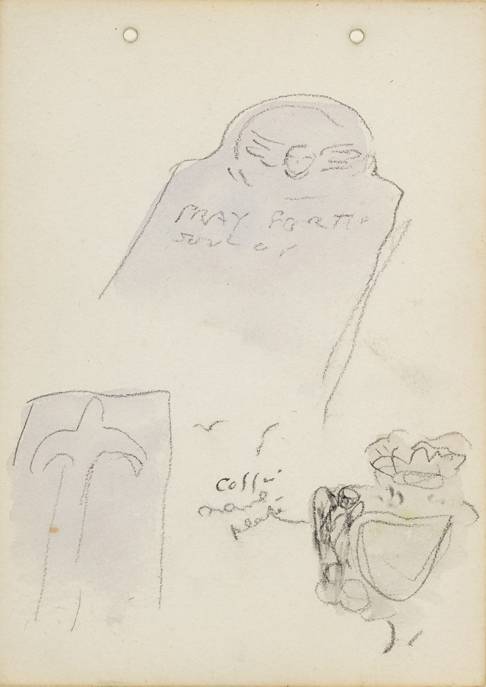 HEADSTONES by Jack Butler Yeats RHA (1871-1957) RHA (1871-1957) at Whyte's Auctions