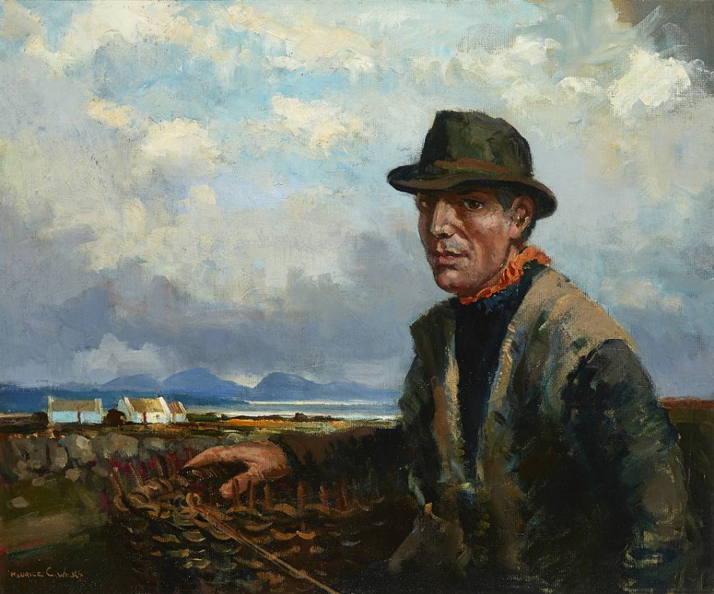 CONNEMARA MAN by Maurice Canning Wilks RUA ARHA (1910-1984) at Whyte's Auctions