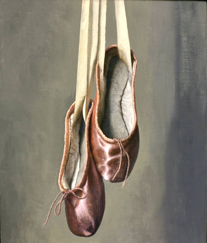 HANGING POINTE SHOES, 2021 by Stuart Morle (b.1960) at Whyte's Auctions