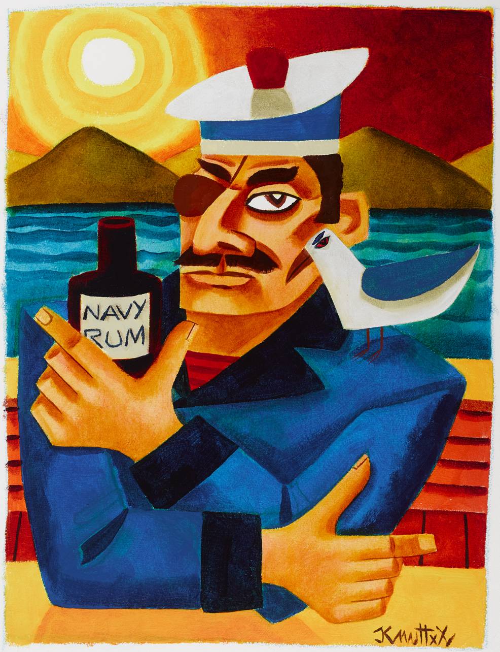 NAVY RUM by Graham Knuttel (b.1954) at Whyte's Auctions